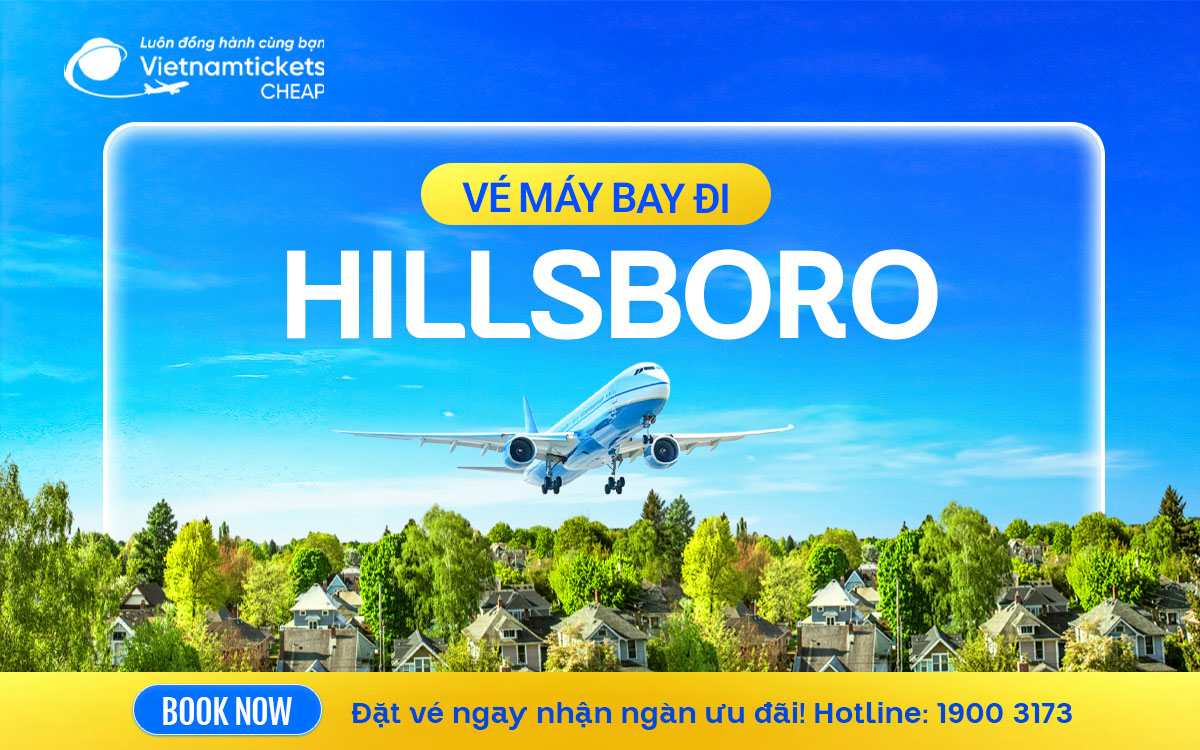 ve may bay di hillsboro