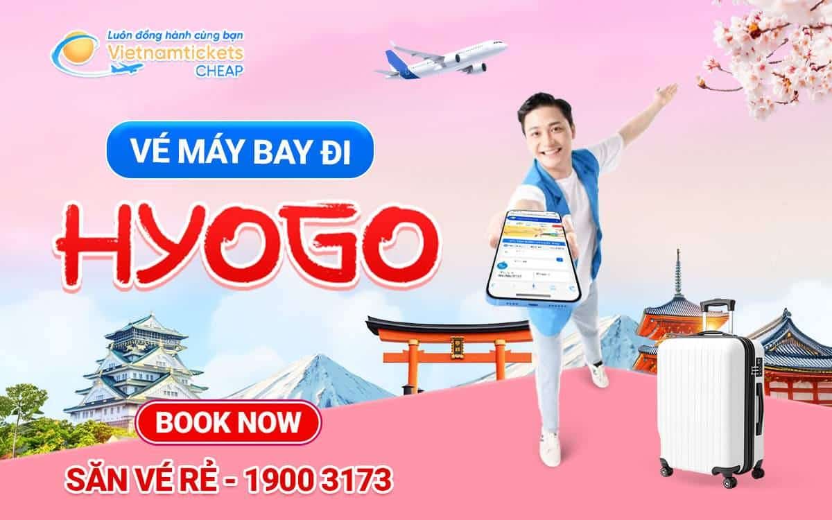 vé máy bay đi Hyogo