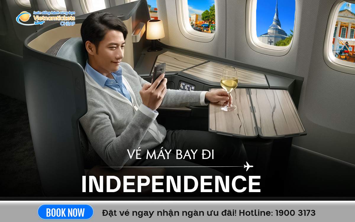 ve may bay di independence