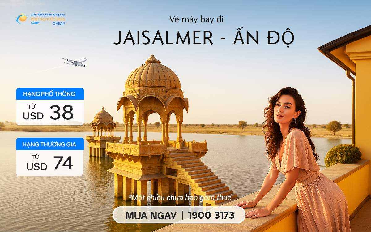 ve may bay di jaisalmer