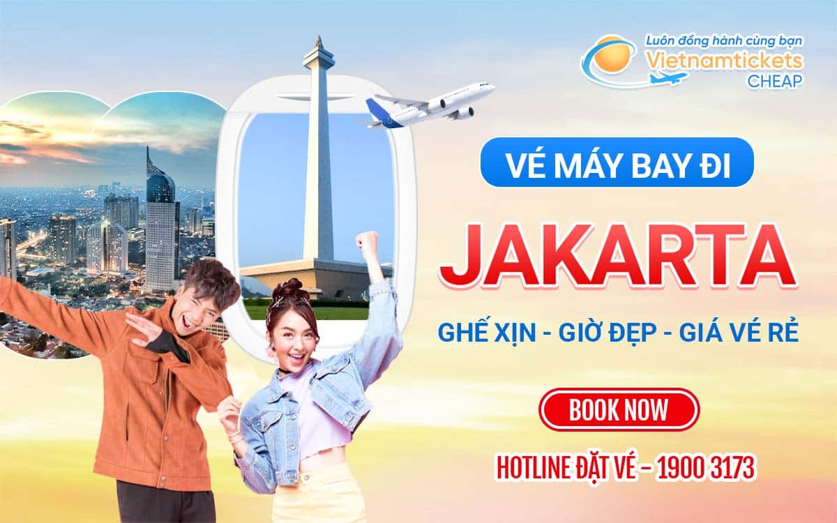 Vé máy bay đi Jakarta