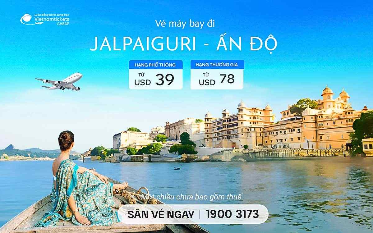ve may bay di jalpaiguri
