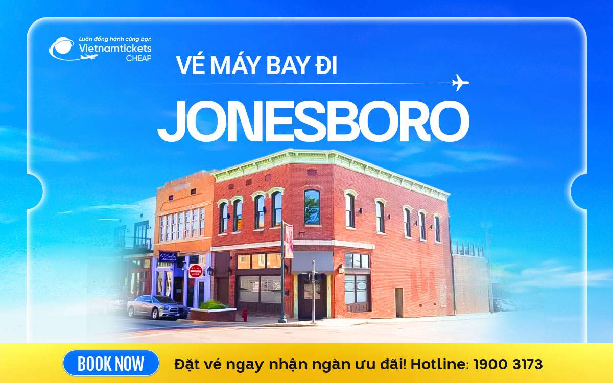 ve may bay di jonesboro