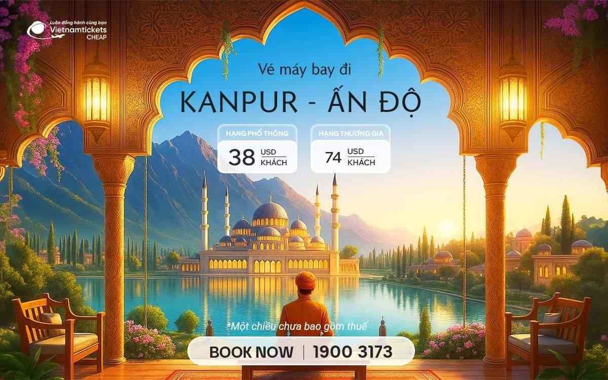 ve may bay di kanpur