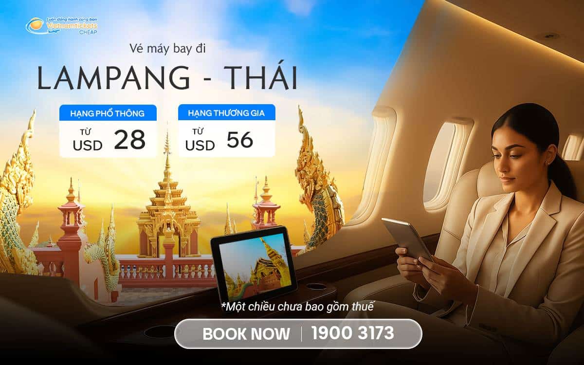 ve may bay di lampang
