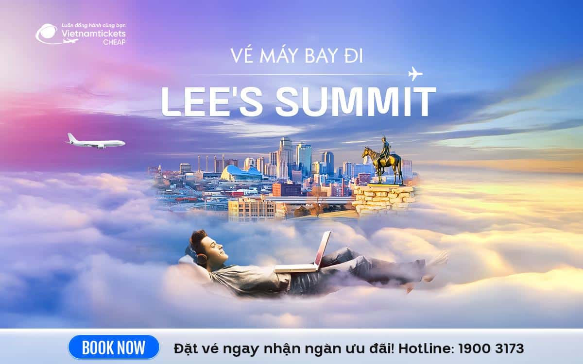 ve may bay di lees summit