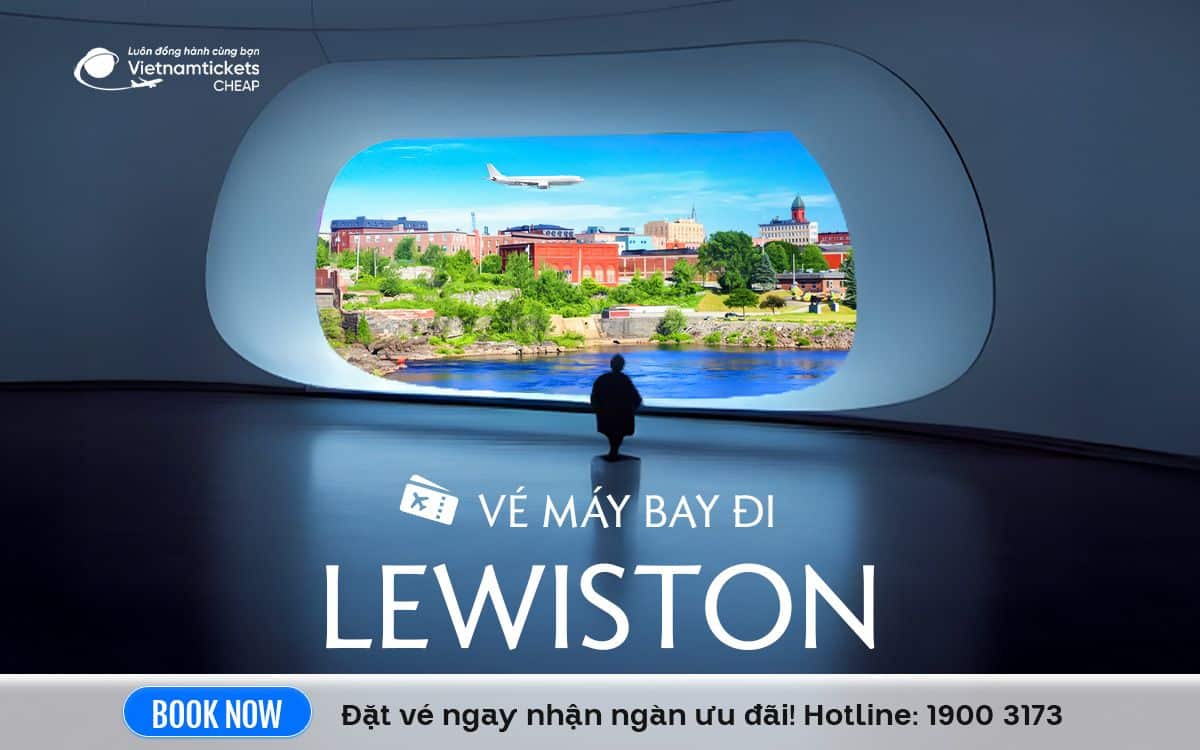 ve may bay di lewiston maine