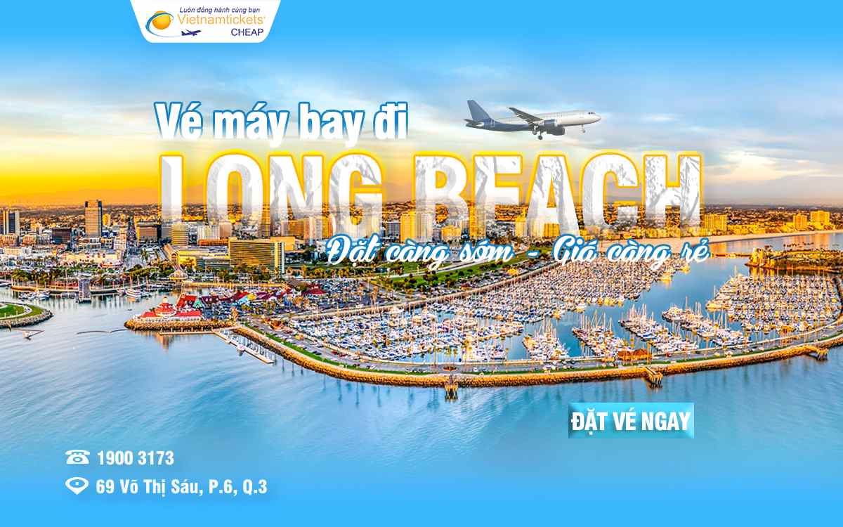 Vé máy bay đi Long Beach