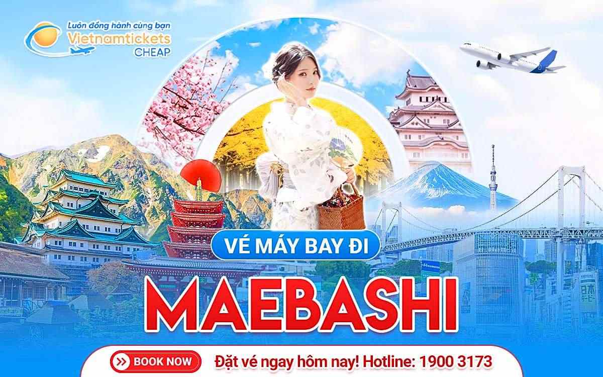 vé máy bay đi Maebashi