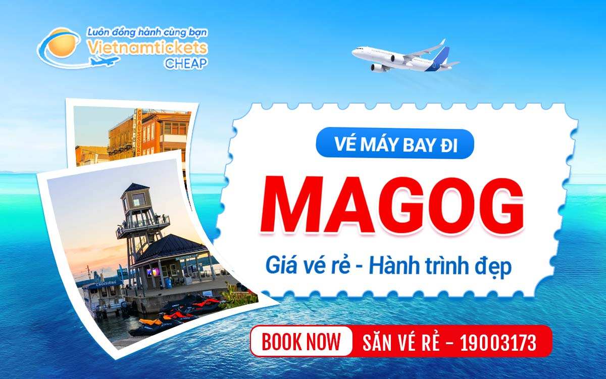 Vé máy bay đi Magog