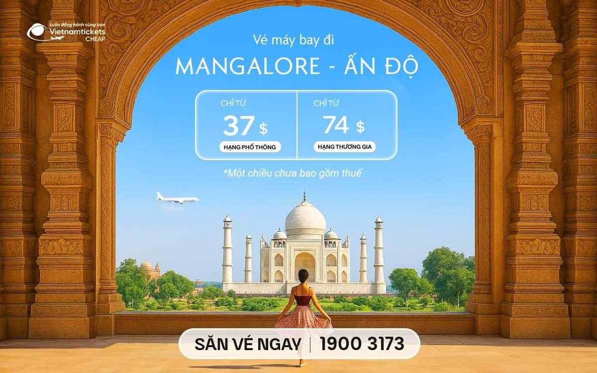 ve may bay di mangalore