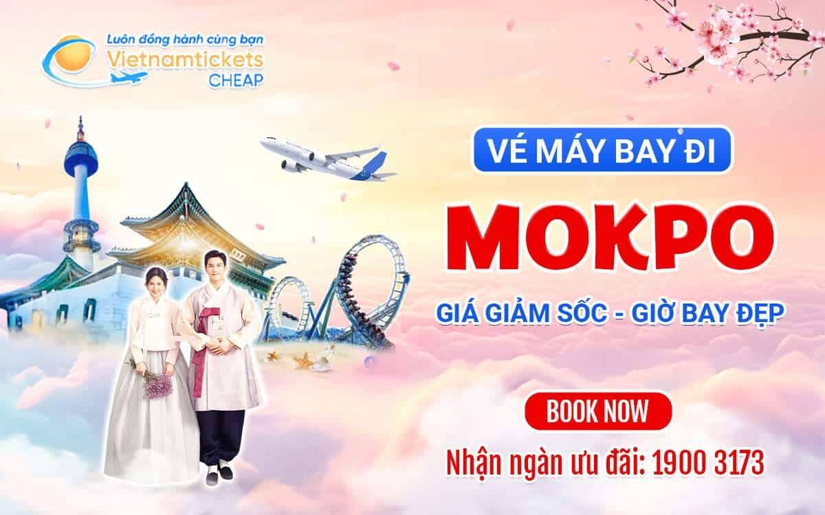 Vé máy bay đi Mokpo