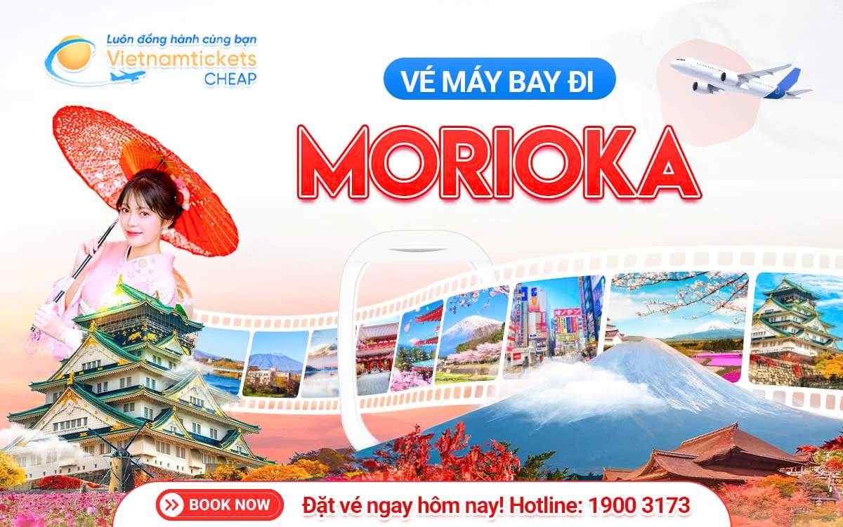 vé máy bay đi Morioka