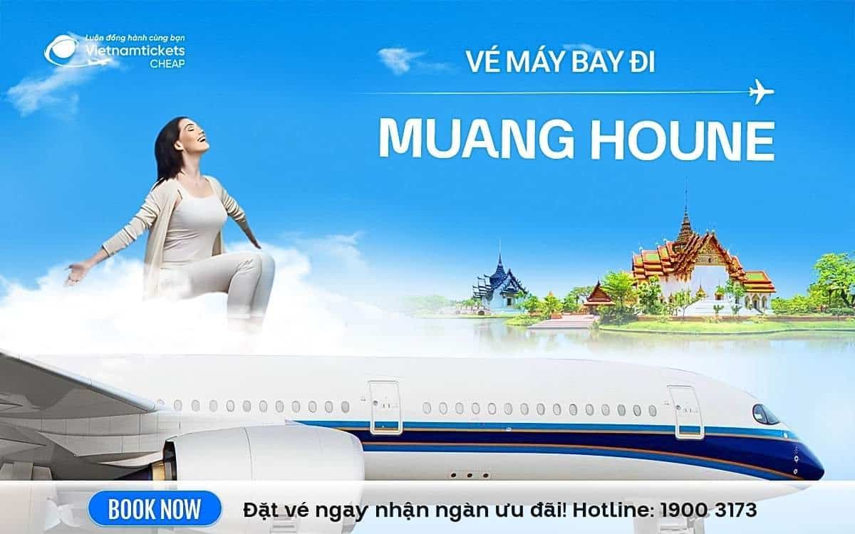 ve may bay di muang houne