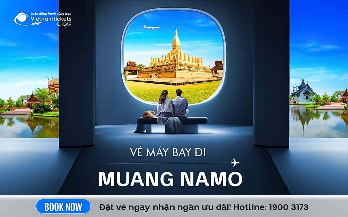 ve may bay di muang namo