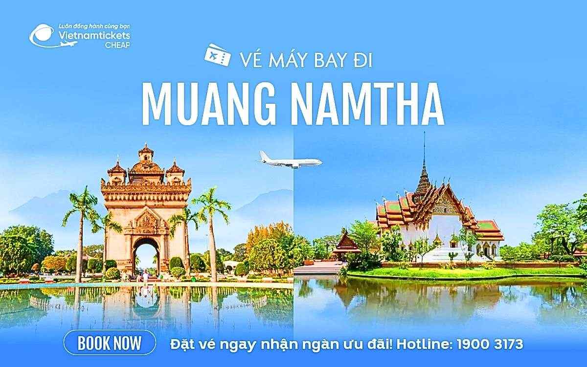 ve may bay di muang namtha