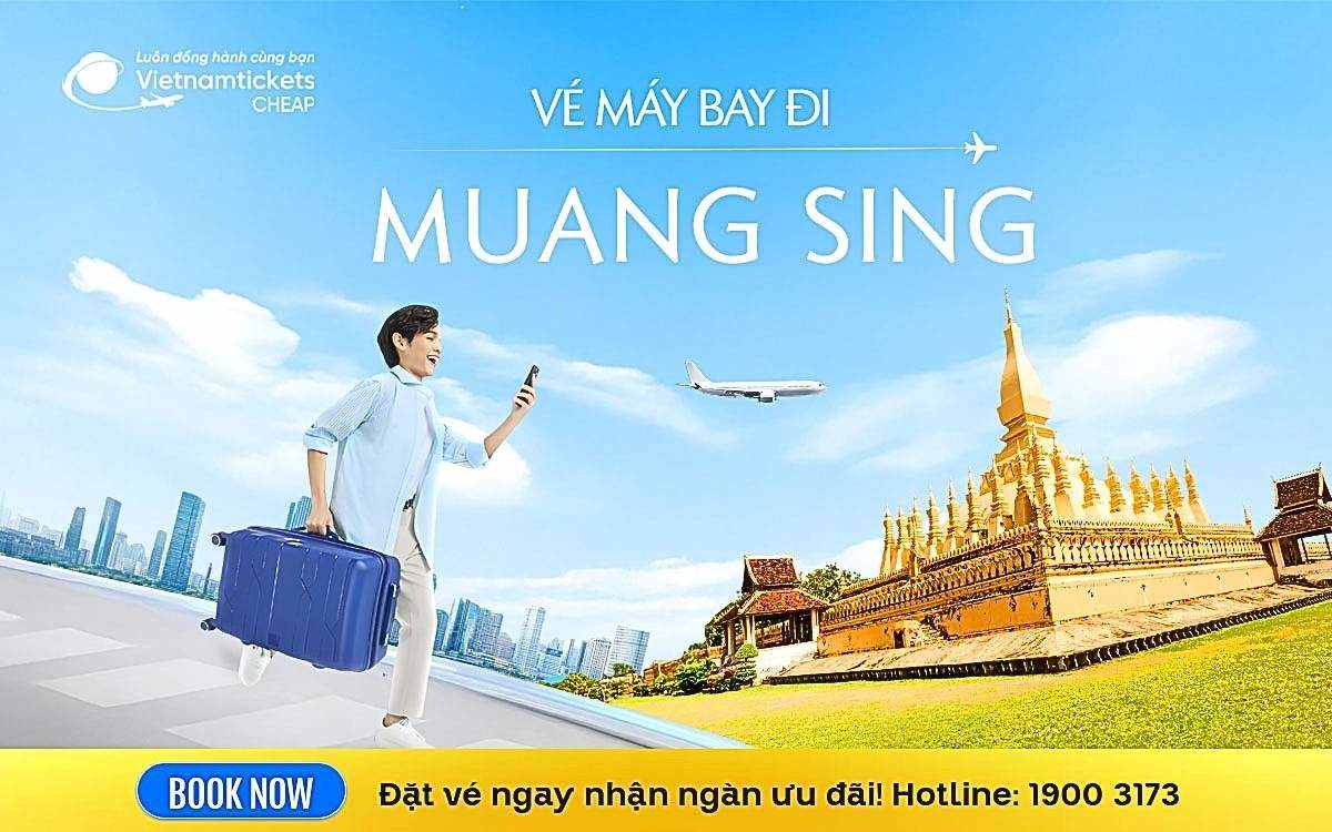 ve may bay di muang sing