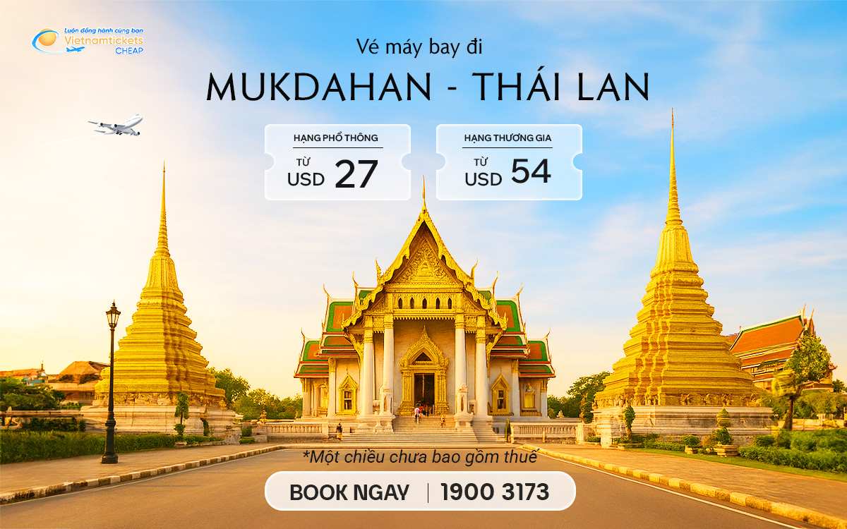 ve may bay di mukdahan