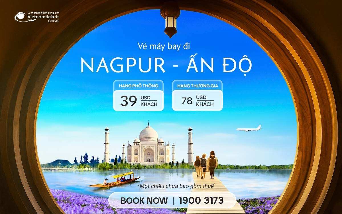 ve may bay di nagpur