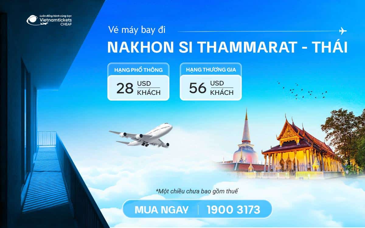 ve may bay di nakhon si thammarat