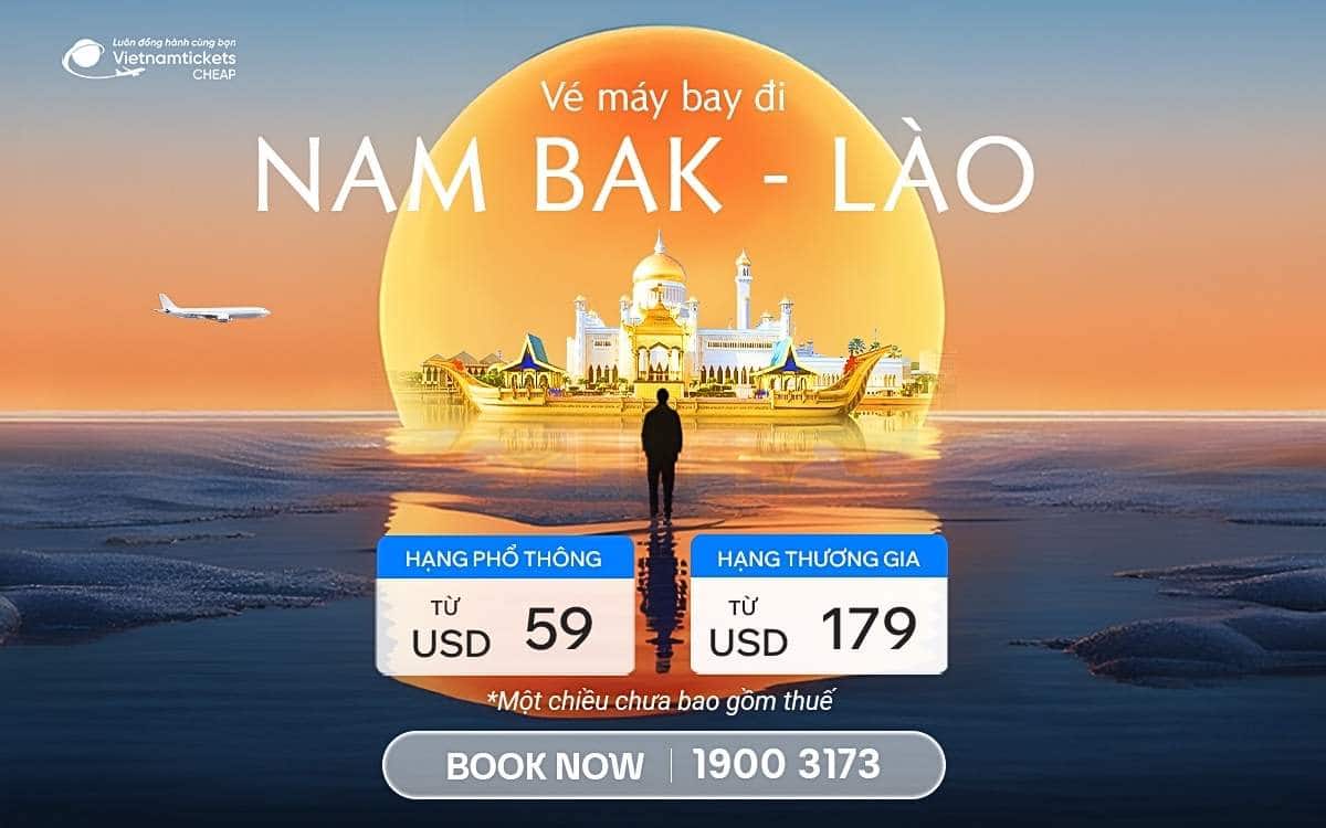 ve may bay di nam bak
