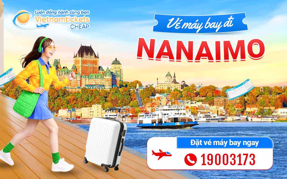 vé máy bay đi Nanaimo
