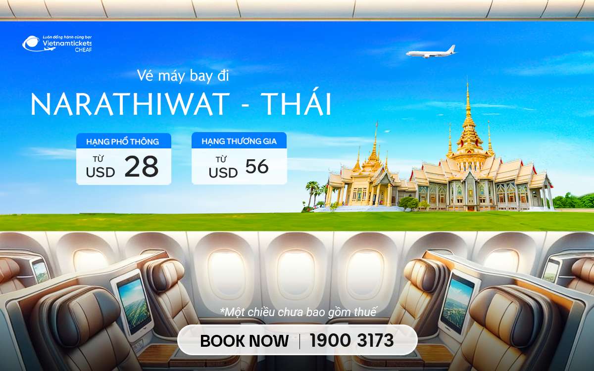 ve may bay di narathiwat