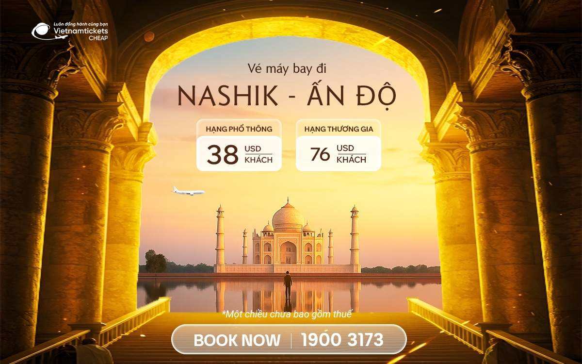 ve may bay di nashik