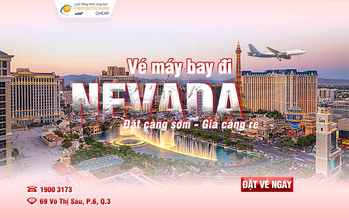 Vé máy bay đi Nevada