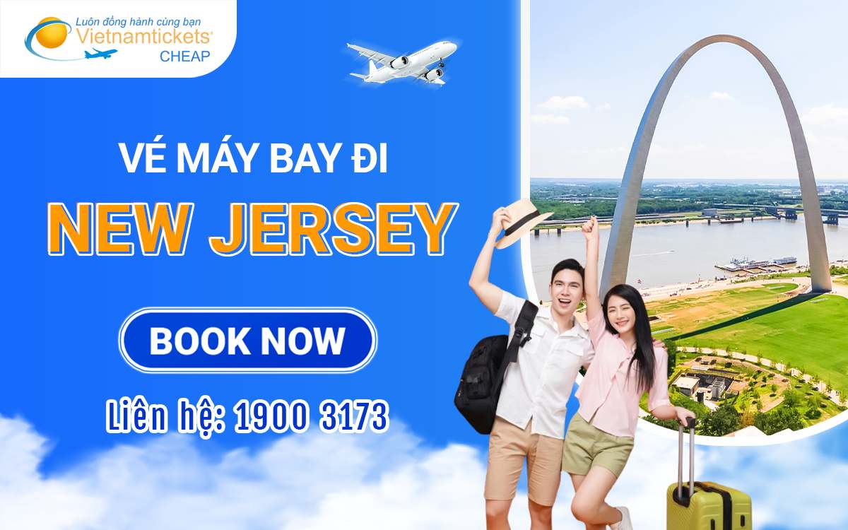 Vé máy bay đi New Jersey