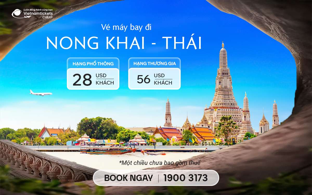 ve may bay di nong khai