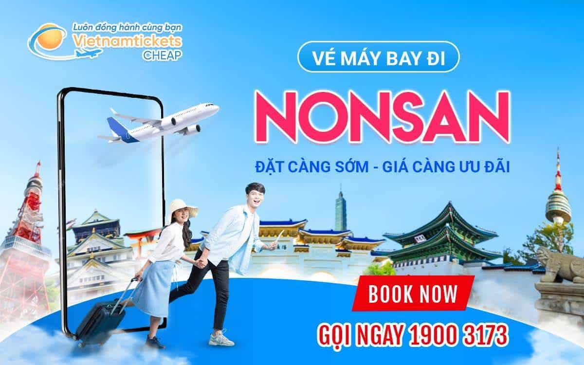 Vé máy bay đi Nonsan
