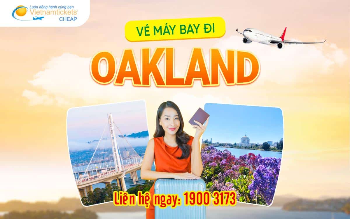 Vé máy bay đi Oakland