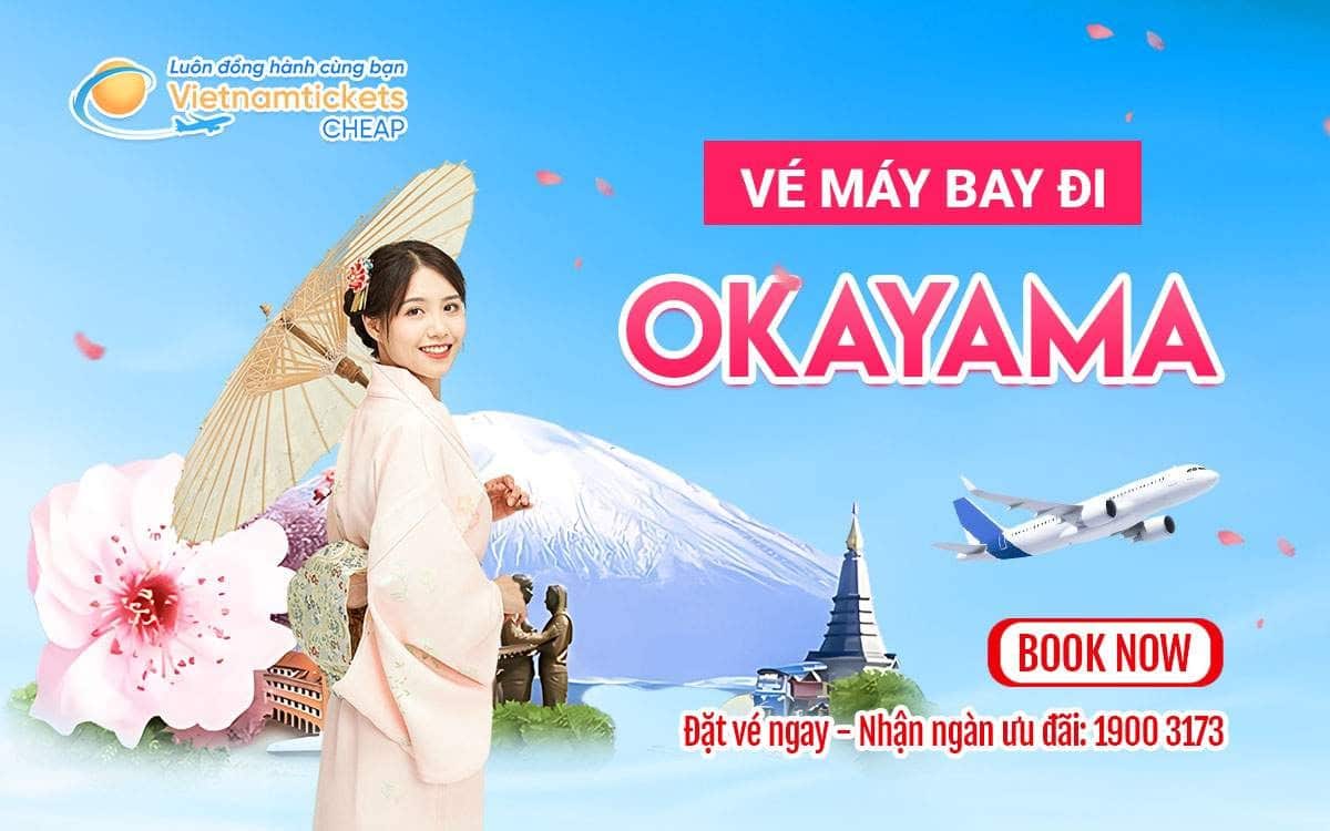 Vé máy bay đi Okayama