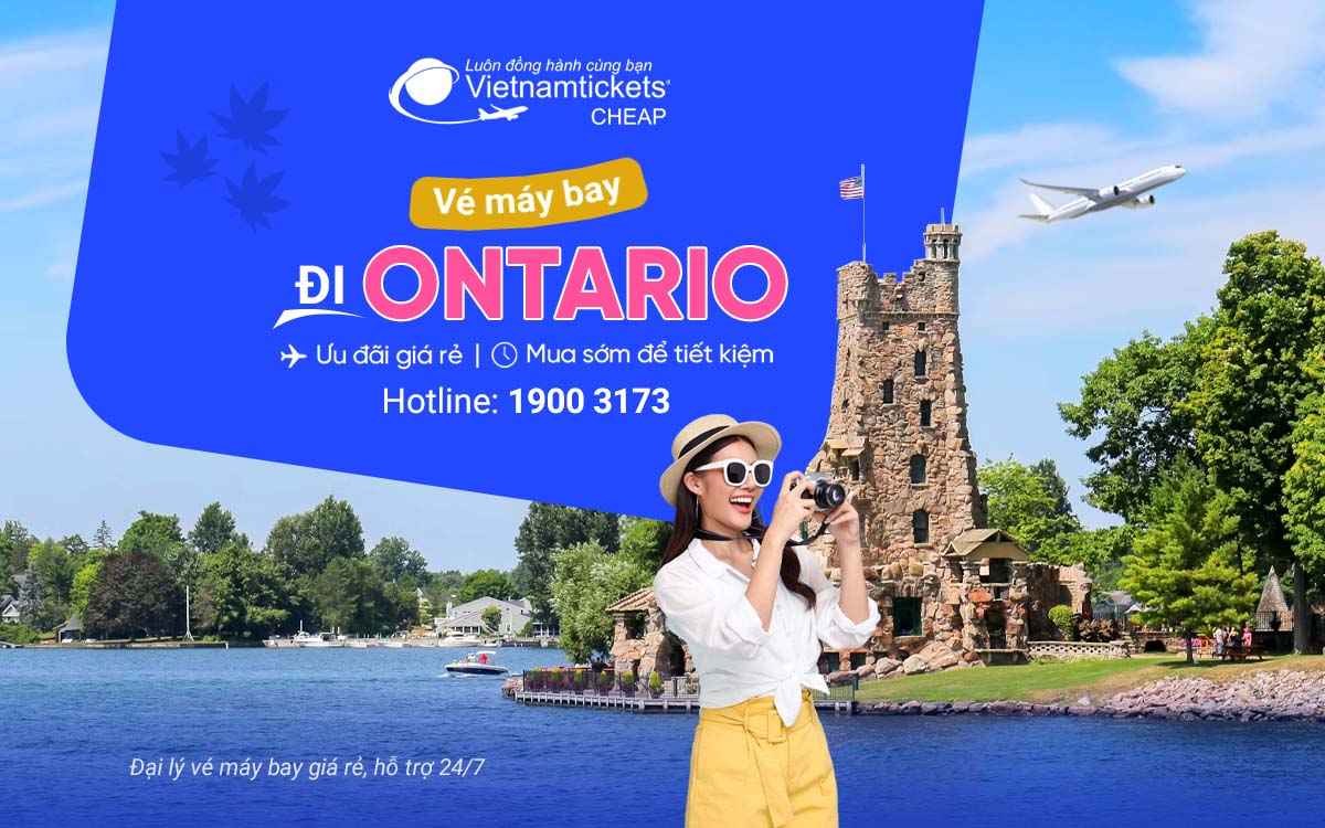 Vé máy bay đi Ontario