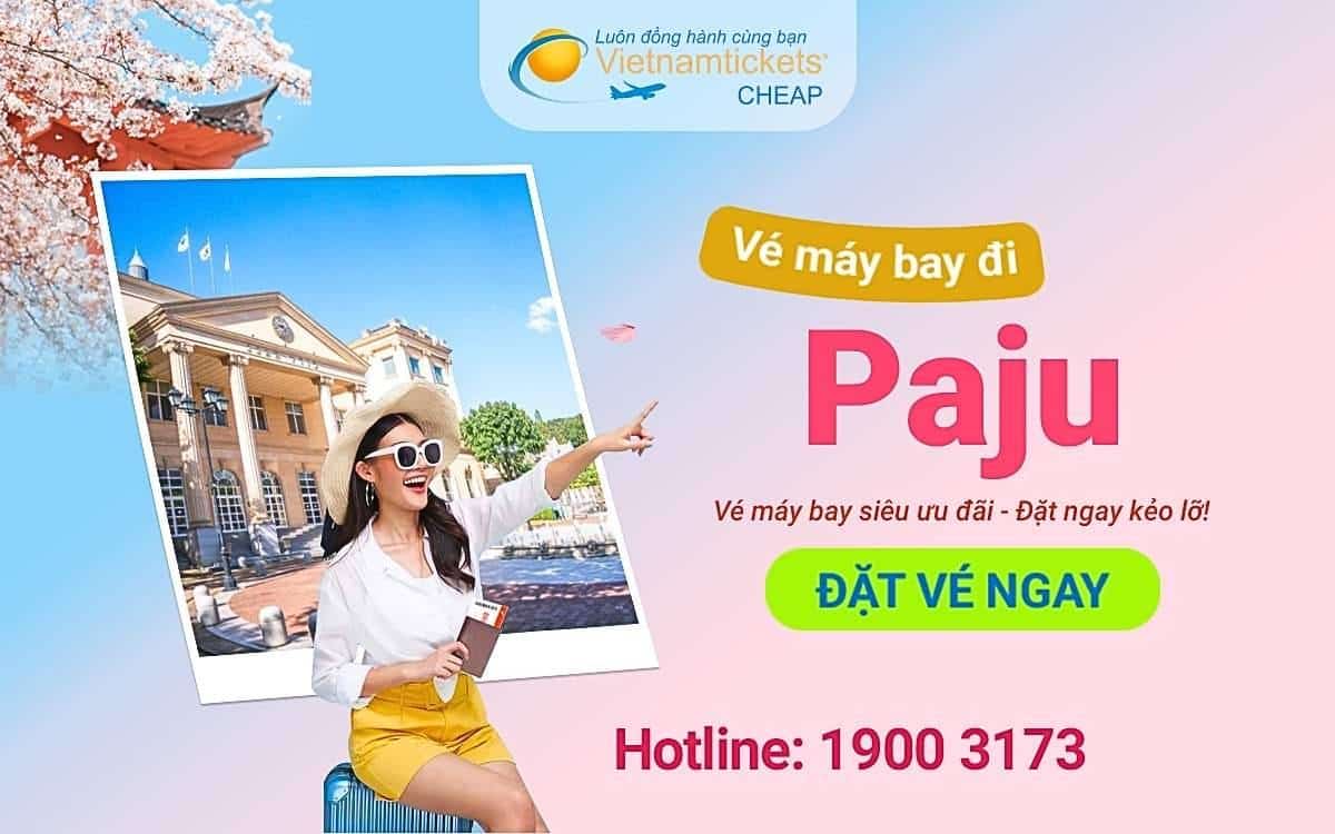 Vé máy bay đi Paju