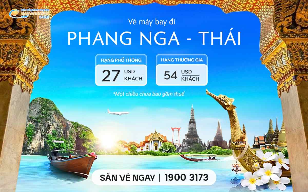 ve may bay di phang nga