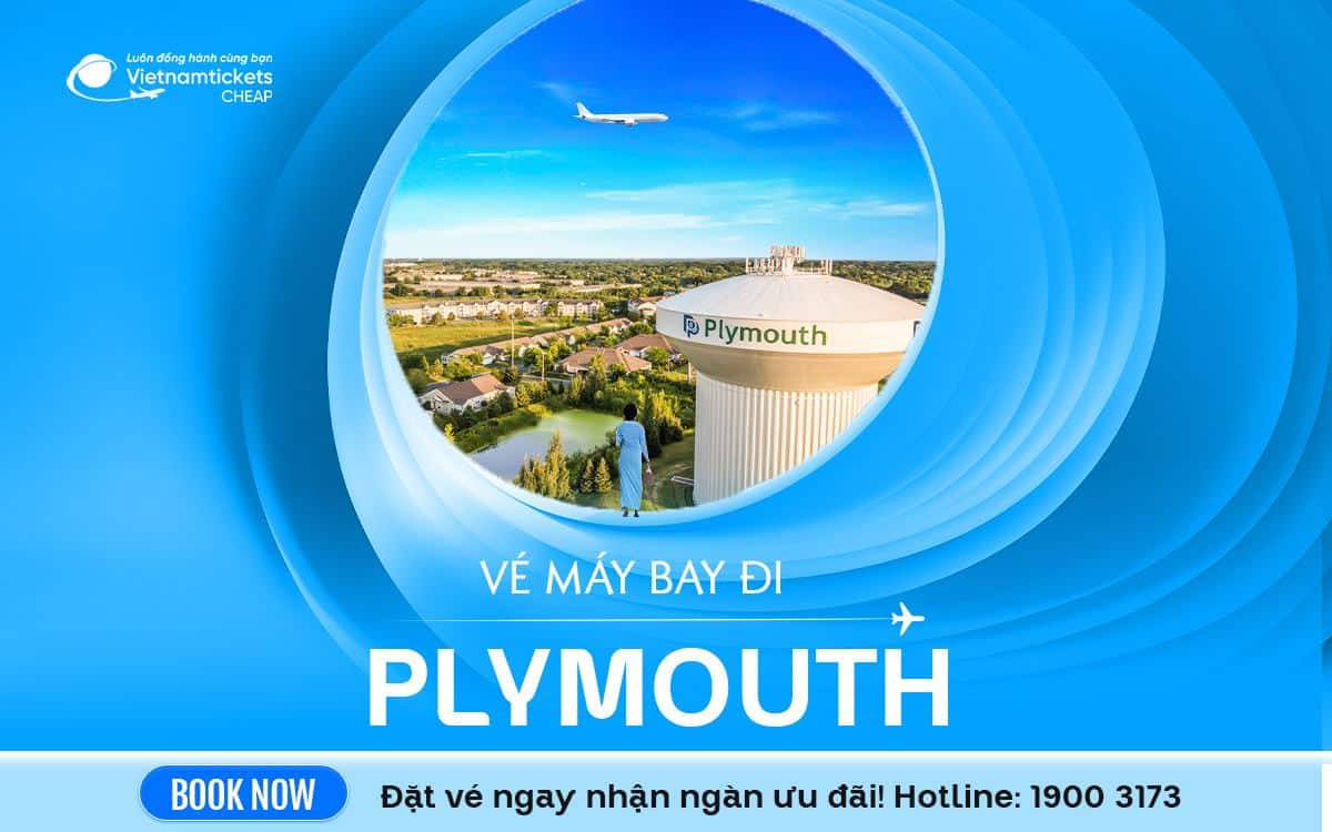 ve may bay di plymouth