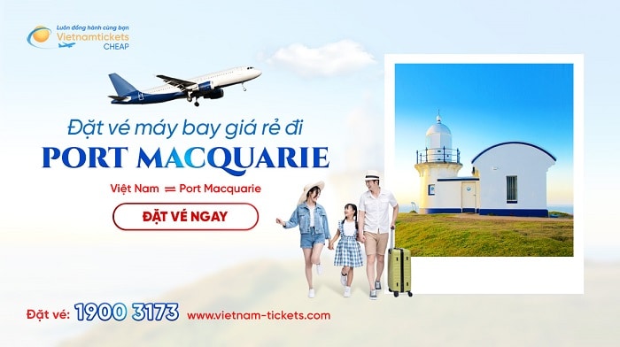 vé máy bay đi Port Macquarie