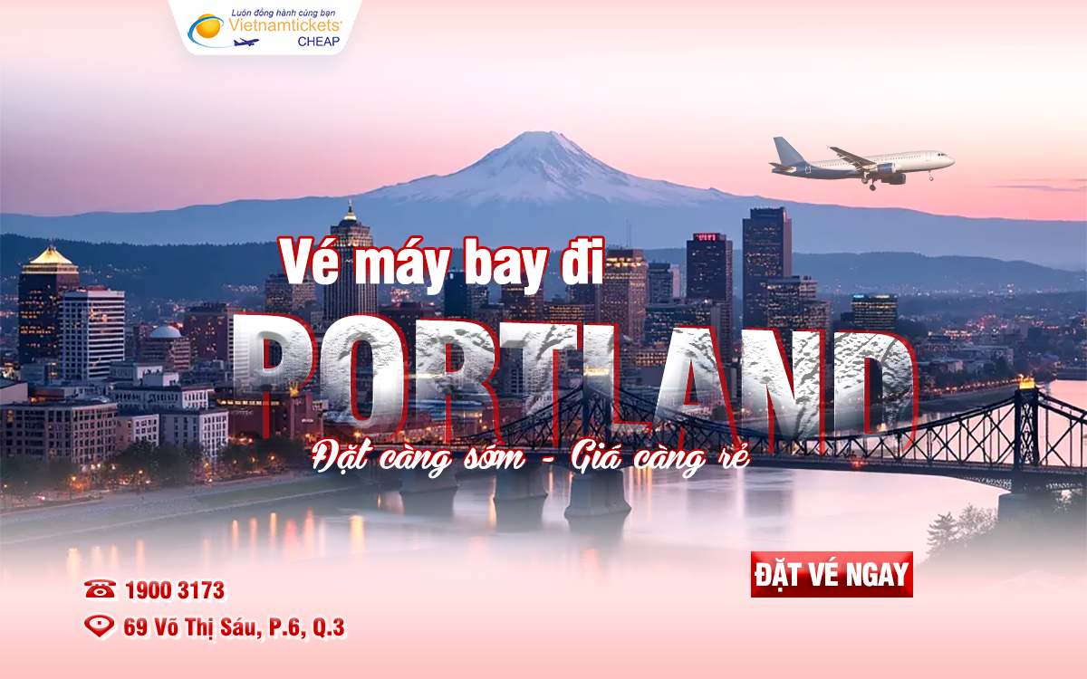 Vé máy bay đi Portland