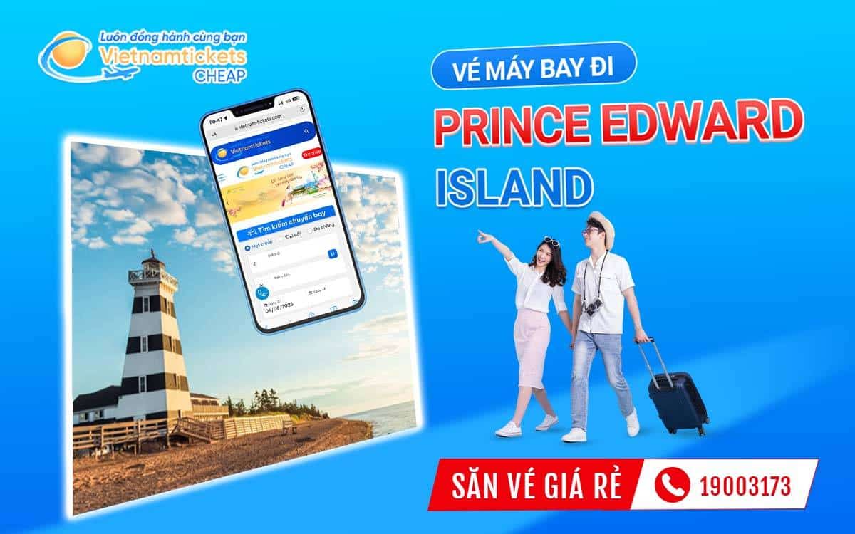 vé máy bay đi Prince Edward Island