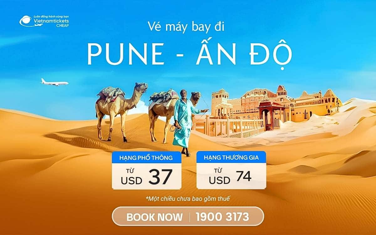 ve may bay di pune