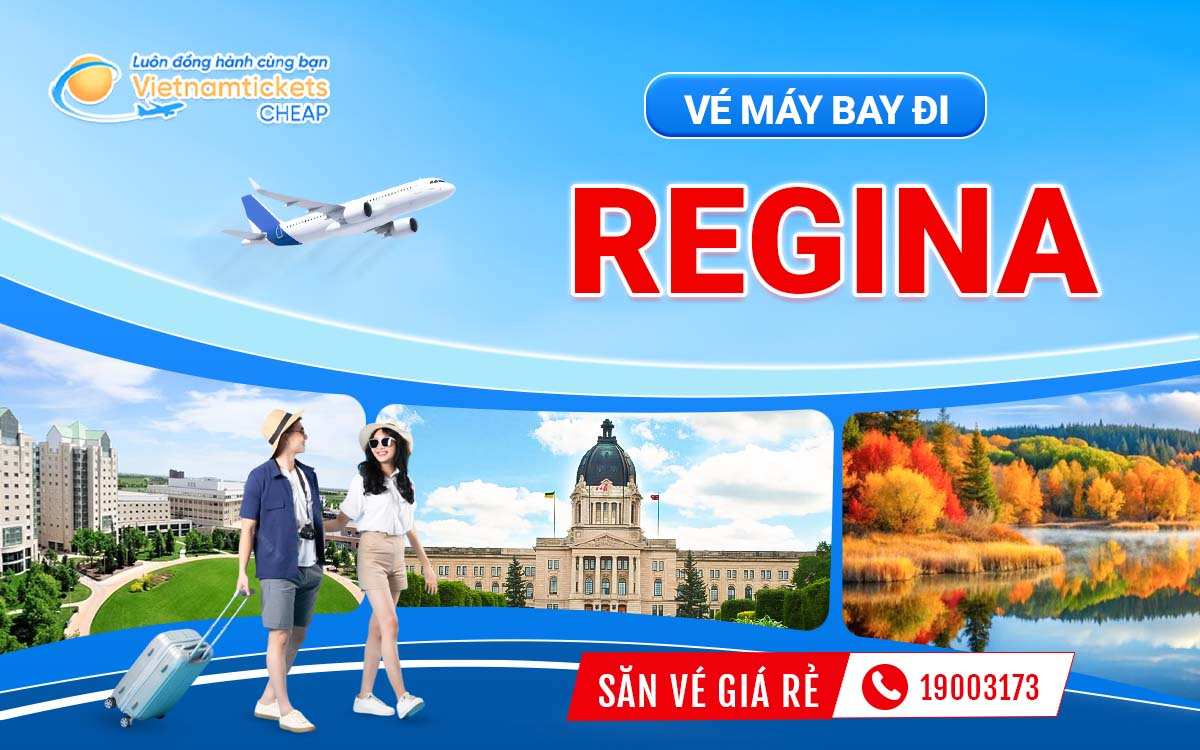 Vé máy bay đi Regina