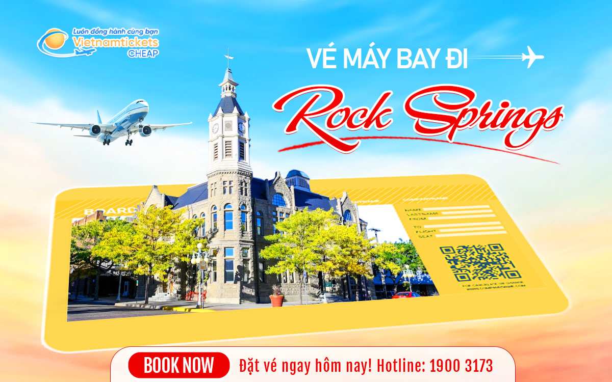 ve may bay di rock springs
