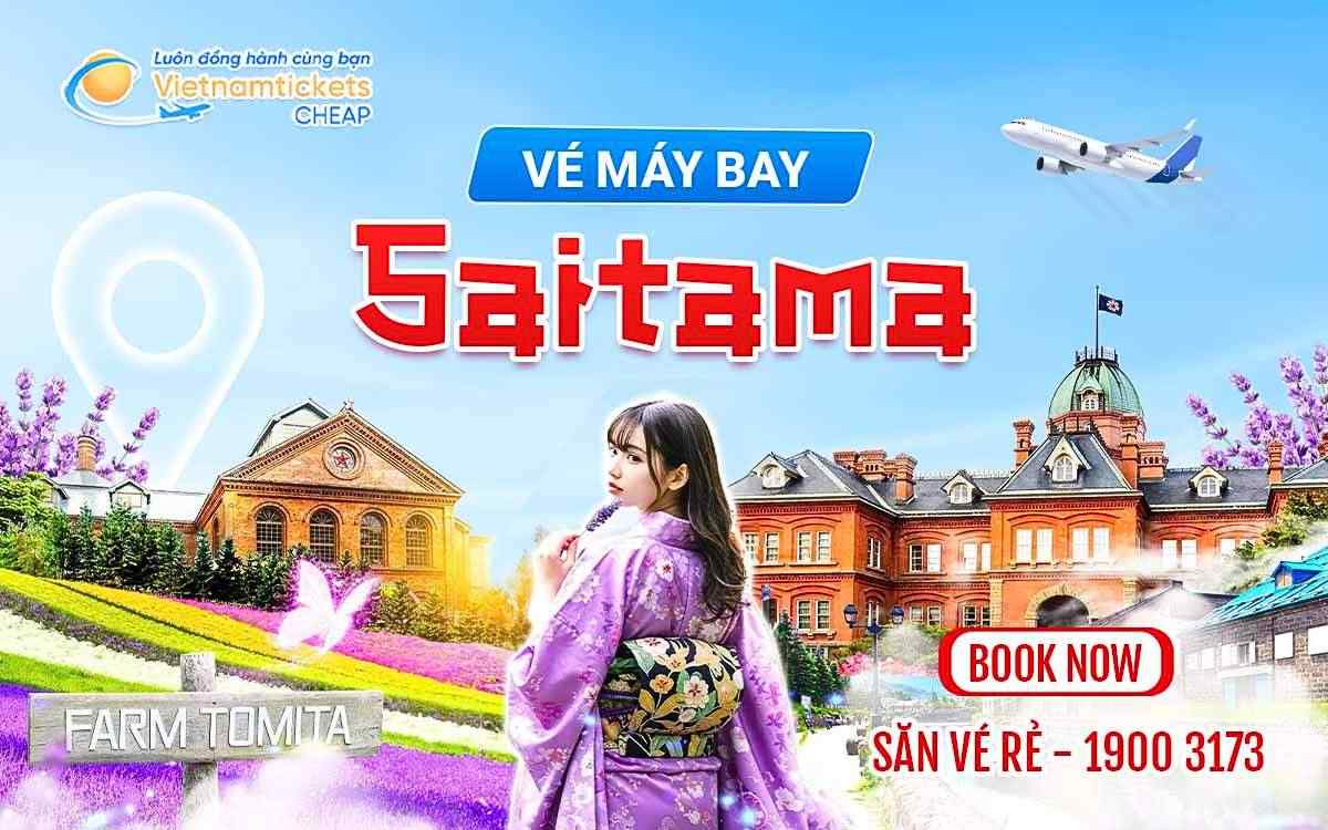 vé máy bay đi Saitama