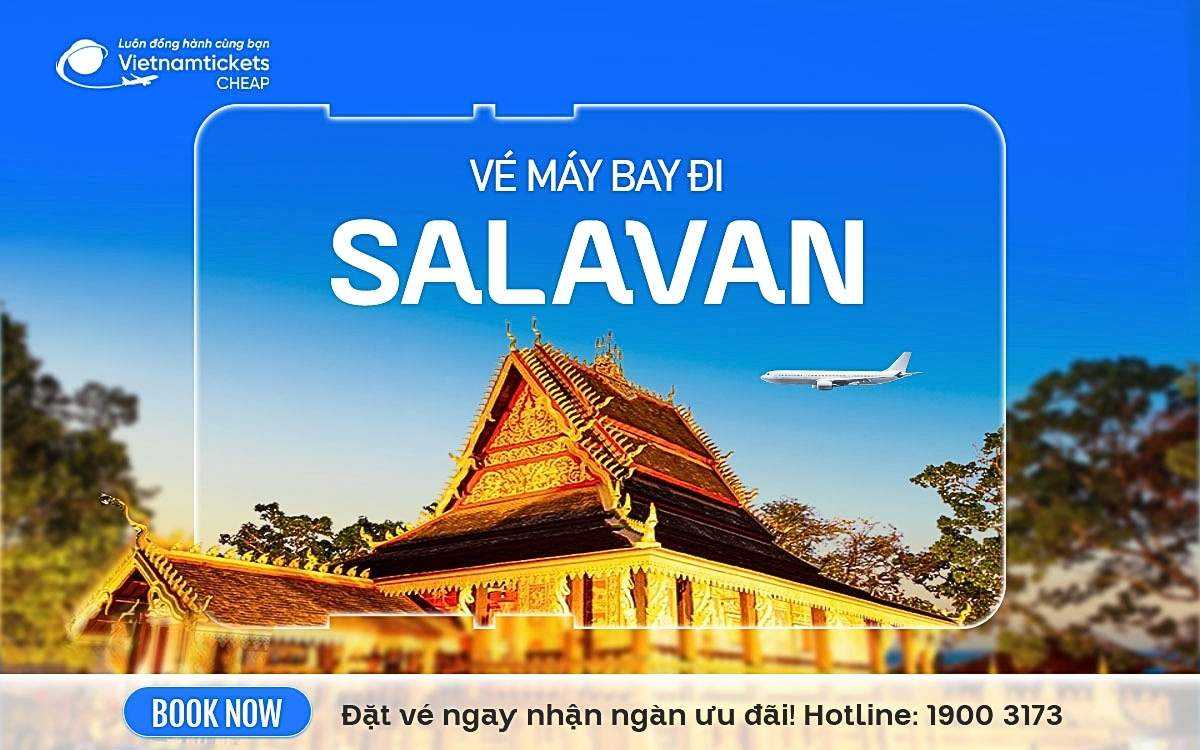 ve may bay di salavan