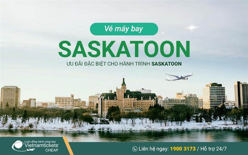 Vé máy bay đi Saskatoon