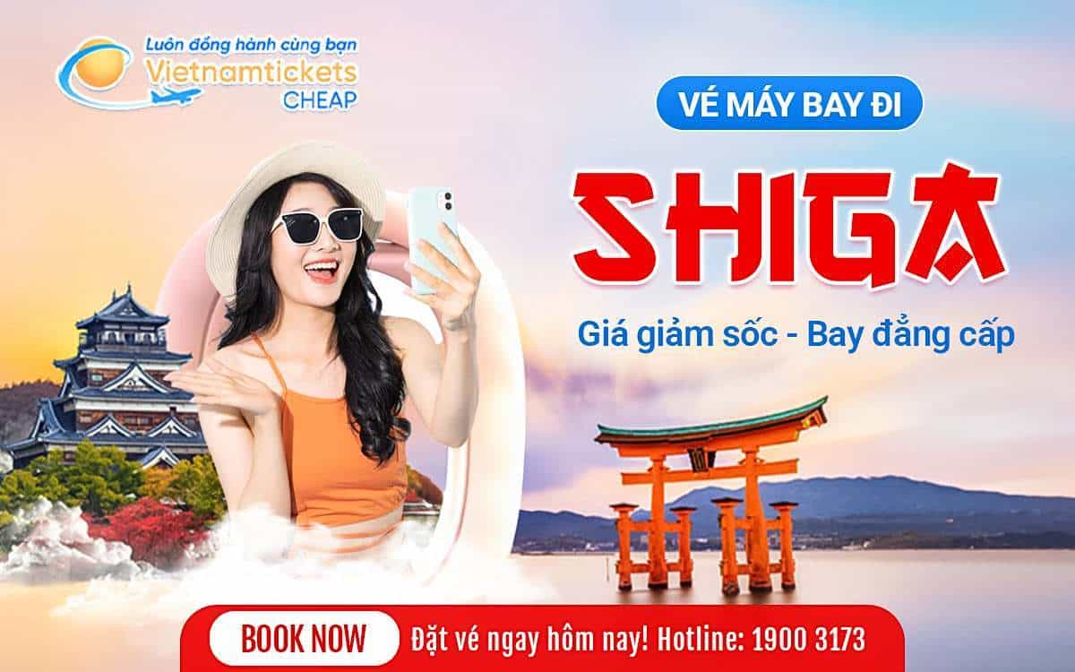 vé máy bay đi Shiga