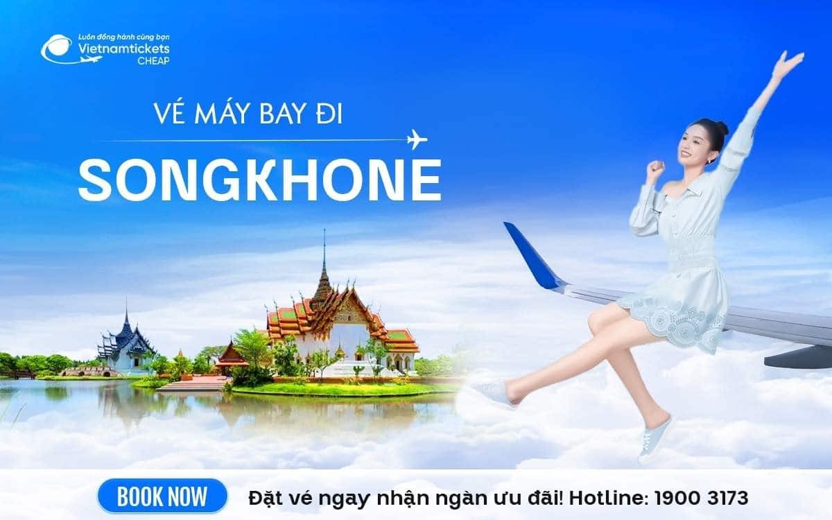 ve may bay di songkhone