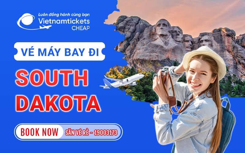 Vé máy bay đi South Dakota